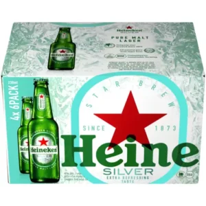 Garrafas de Cerveja Heineken Silver 24 x 330ml