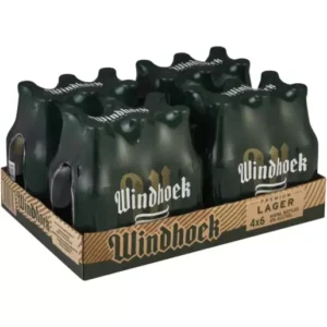 Garrafas de cerveja Windhoek 24 x 440ml