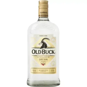 Garrafa de gim Old Buck Dry 750ml