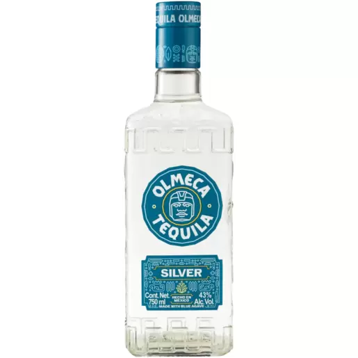 Garrafa de Tequila de Prata Edição Limitada Olmeca 750ml