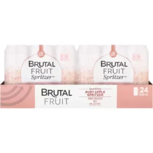Latas de Spritzer de Maçã Ruby Brutal Fruit 24 x 500ml