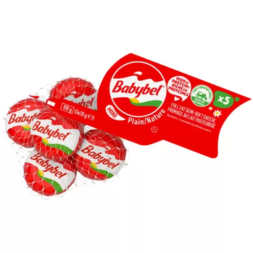 Babybel Mini Queijo Semi-Macio Integral 5 x 20g