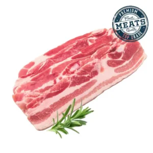 Fatias de barriga de porco (cortadas finas) - 1kg