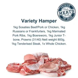 Variedade de Cesto de Carne
